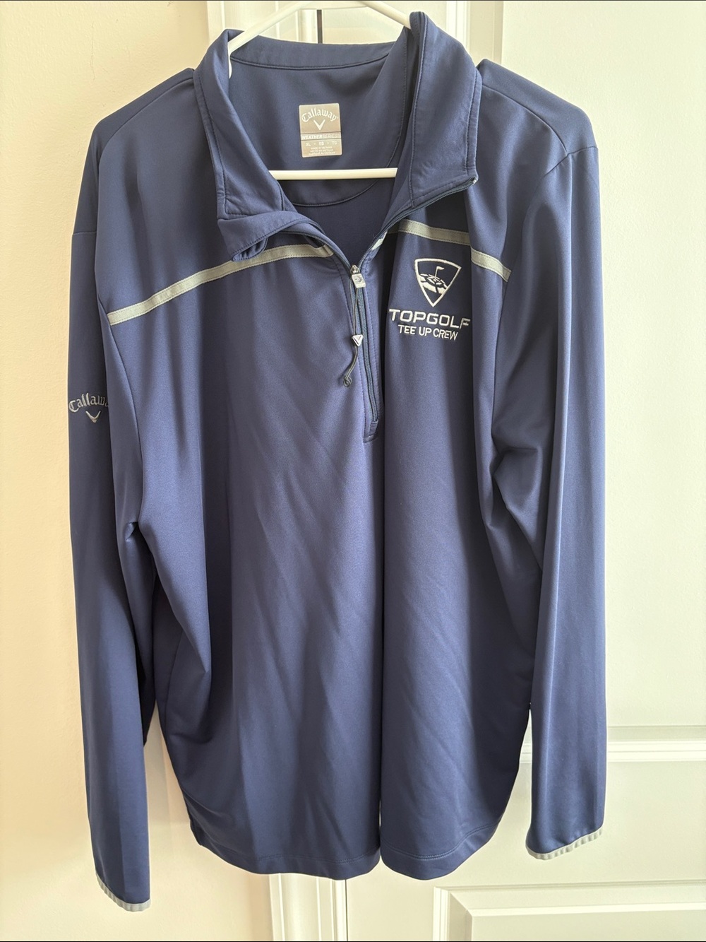Callaway Navy Topgolf Quarter-Zip Performance Pullover